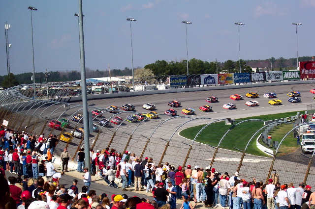 Final warmup lap