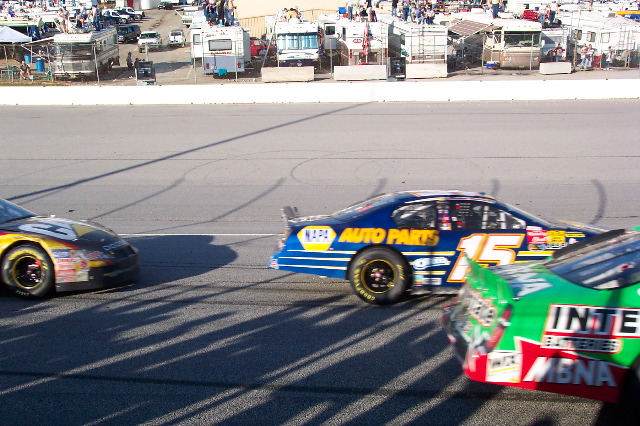 Final caution...only 15 laps left